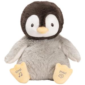 Pelúcia Pinguim para Crianças Maiores de 1 Ano, e, GUND 6059341, Marrom