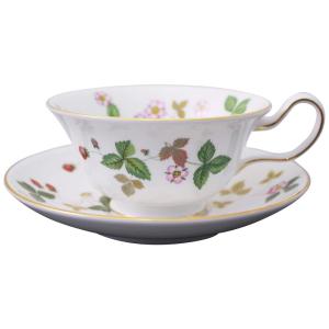 Xícara e Pires Peônia, Estilo Moderno com Capacidade de 170mL e Material de Porcelana, Wedgwood 1053287, Branco Colorido