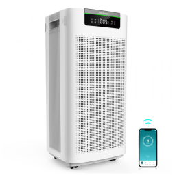 Purificador de Ar para Ambientes até 353m² com Controle por APP e Filtro de Carvão Ativado HEPA Ture, 110V 90W, Jafnda JF888