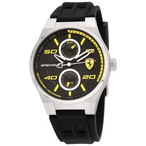 Relógio Masculino Speciale Movimento Quartzo Mostrador 830355, FERRARI 0830355, Preto