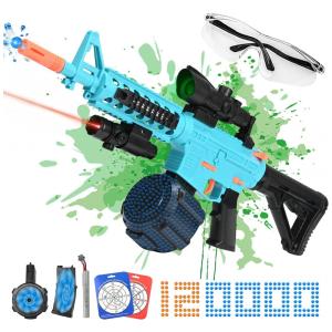 Pistola blaster de bola de gel elétrica Pistolas automáticas de Splat, Pistolas de gel grandes M416 para adultos Crianças Orbe Gun