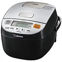 Panela Elétrica de Arroz, 700 mL, 500W, preto prateado, 110v, ZOJIRUSHI NL BAC05SB, Preto