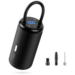 Mini Compressor de Ar Elétrico Automotivo Z Portátil 150 PSI 5V com carregamento USB e Visor Digital, Z Z EDGE, Preto