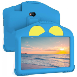 Tablet Infantil 7 Educativo com Controle de Pais, WiFi e Câmera Dupla, Android 11 3GB RAM, RliyOliy, Azul