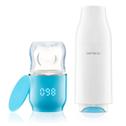 Aquecedor de Mamadeira 2 em 1 com Display Digital, BEFANO BW EGS100, Azul