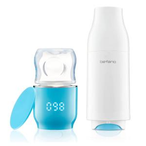 Aquecedor de Mamadeira 2 em 1 com Display Digital, BEFANO BW EGS100, Azul