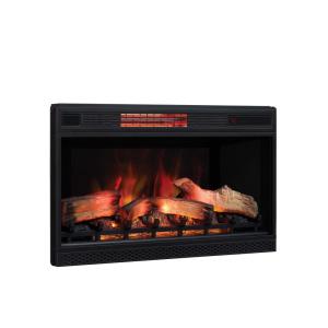 Lareira Elétrica de Embutir A52x86L cm com Efeito de Chama 3D, 110V 1500W, ClassicFlame