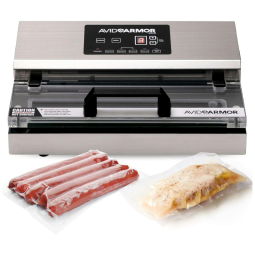 Seladora a Vácuo Úmido, Seco com Painel de Controle Digital, 110v, AVID ARMOR A100, Prateado