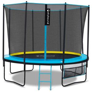 Trampolim SkyBound 10FT 12FT 14FT Trampolim para crianças e adultos Trampolim infantil aprovado pela ASTM com escada Trampolins recreativos