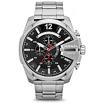 Relógio Masculino Mega Chief Cronógrafo de Quartzo, DIESEL DZ4308, Prateado