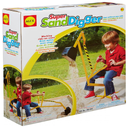 Super Escavadora de Areia Divertido e Educativa Para Crianças de 4 ou Mais, ALEX TOYS 783D, Amarelo