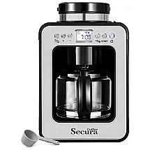 Cafeteira Elétrica Programável 960mL com Painel Digital, 110W, 110v, SECURA COFFEE CM6686AT, Preto