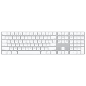 Teclado Ergonômico Sem Fio Apple, Recarregável, Reduz a Tensão das Mãos, MQ052LL, Branco