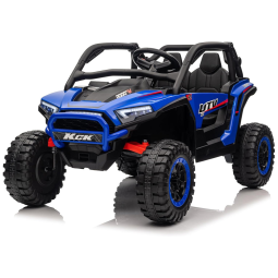 Carro Elétrico Infantil, Jeep UTV com Controle Remoto, Luz LED, Pneus EVA, Cinto de Segurança e Portas com Trava, 24V, Karbost