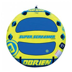 Boia Rebocável Inflável Para 2 Pessoas, Resistente, OBRIEN, Amarelo