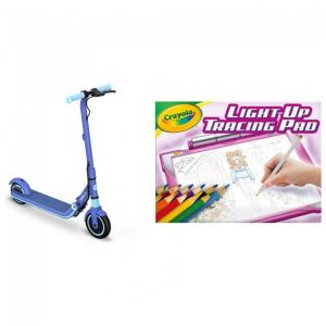 Patinete Elétrico para Crianças de 6 a 14 anos, Atinge até 15km, Peso Max 50kg, Segway, Azul