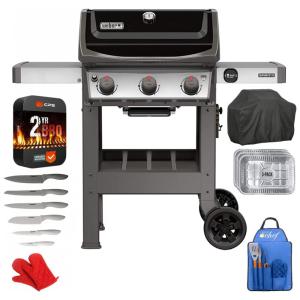 Churrasqueira a Gás com 3 Queimadores e 12 Acessórios, Weber Spirit II E 310, Cinza