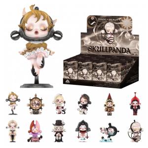 Blind Box, Caixa Surpresa, Conjunto de 12 Miniaturas SKULLPANDA da POP MART em Caixa Surpresa, Brinquedos Colecionáveis de Ação
