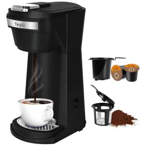 Cafeteira Elétrica Programável 400mL, 800W, 110v, TEGLU CM 208, Preto