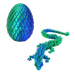 Dragão Articulado 3D Dentro do Ovo Surpresa, Presente Animal 3D para Meninos e Crianças - Decoração de Casa -Hannahcos