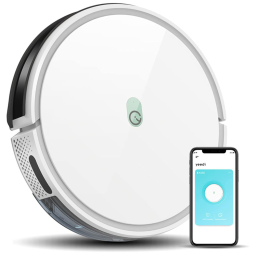 yeedi k650 Aspirador de Pó Robô, 2000Pa, Capacidade 800 mL, Recarregável, Wi Fi, Branco
