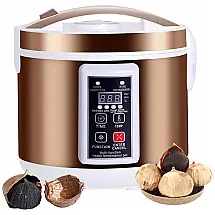 Fermentador Elétrico Preto 6L Automático Controle Inteligente Multifunção Alho Negro Iogurte Vinho Vinagre Natto 110V