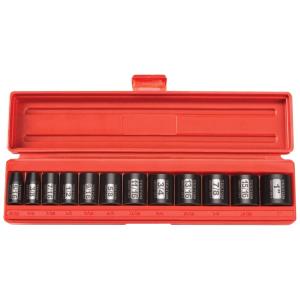Ferramenta Automotiva Tekton 3, 8 de Polegada Conjunto de Soquetes Cr V 6 Pontos 12 Peças