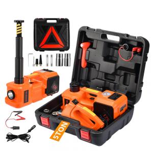Kit Macaco Elétrico 5 Toneladas 12V Macaco Hidráulico Portátil com Chave de Impacto e Bomba Infladora de Pneus para Troca de Pneus, TYAYT