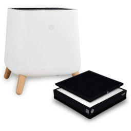 Purificador de ar Smart Air S com filtro HEPA e carvão ativado Ideal para ambientes residenciais e corporativos.