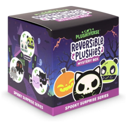 Blind Box,Caixa Surpresa de Pelúcia Reversível Teeturtle 3” Coleção Assustadora de Halloween - Série de Surpresas Fofas de Animais de