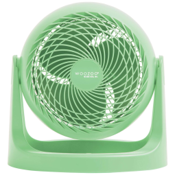 Ventilador Circulador de Ar de Mesa Portátil com 2 Velocidades, 110V IRIS USA WOOZOO, Verde