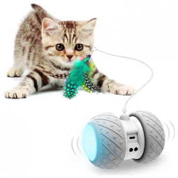Ralthy Brinquedo Robô Bola Interativa Automática para Gatos