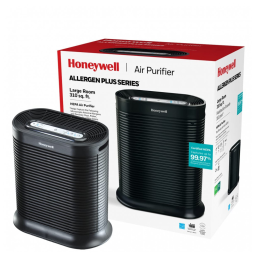Purificador de Ar, Área de até 140m2 em 1 hora, DHoneywell HPA200, Preto