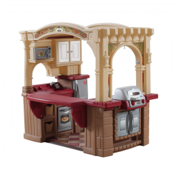 Cozinha de Brinquedo Realista com 103 Peças para Crianças de 3 Anos ou Mais, Step2, Marrom