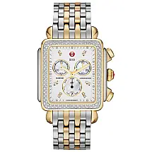 Relógio Feminino Analógico Deco Quartzo em Aço Inoxidável, MICHELE MWW06Z000013, Prateado