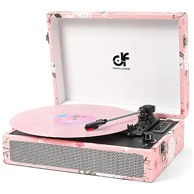 Toca Discos Retro 3 Velocidades
