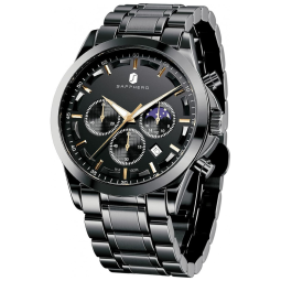 Relógio Masculino Analógico SAPPHERO Quartzo, ., BY BENYAR SOJY 2104.07, Preto