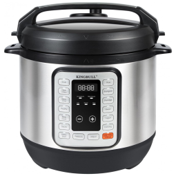Panela de Pressão Elétrica KINGBULL 12 em 1, Multiuso Instantânea com Revestimento Antiaderente, Cozimento Lento, Panela de Arroz