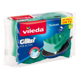 Kit Esponja de Limpeza Recomendado para Teflon, Remove a Escala pela Alça de Proteção contra Arranhões de Superfície Antiaderente, 2 Un