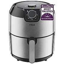 Air Fryer 4,2 Litros com Controle de Temperatura e Temporizador, 110V 1400W, T FAL EY201D50, Cinza