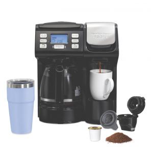 Cafeteira Elétrica Programável 1.6L com Tela LCD e Painel de Controle, 1400W, 110v, HAMILTON BEACH 49902, Preto