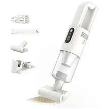 Aspirador de Pó de Mão Multifuncional sem Fio com Acessórios, Sucção 1800PA, 110v, BRIGII H5, Branco