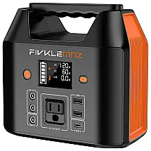 FIVKLEMNZ Estação de Energia Portátil 200W 180WH ,110V AC, DC, USB