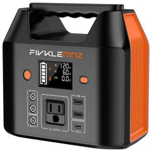FIVKLEMNZ Estação de Energia Portátil 200W 180WH ,110V AC, DC, USB