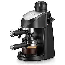 Máquina de Café Expresso com Bocal de Leite, 110V, Yabano CM6816, Preta
