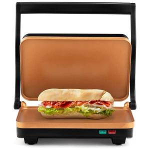 Sanduicheira Antiaderente 2 Fatias, 110V Nozaya, Preta