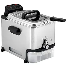 Fritadeira Elétrica, a Óleo 3.5L com Filtragem, 1700W, 110V, T FAL 7211002145, Prateado
