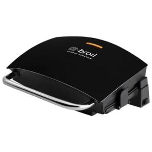 Churrasqueira Elétrica Grill Antiaderente, 1200W, 110v, GEORGE FOREMAN GR236CTB, Preto