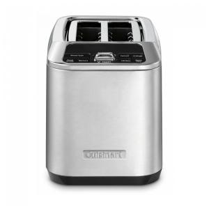 Torradeira Elétrica 2 Fatias com 4 Níveis de Tostagem, 110v, CUISINART CPT 520, Prateado
