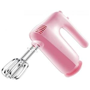 Batedeira de Mão Elétrica com 5 Velocidades e Acessórios em Aço Inoxidável, 150W, 220v, BLACKLIGHT, Rosa